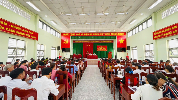 Hội đồng nhân dân xã Đình Cương tổ chức Ký họp lấn thú 2 (Kỳ họp thường lệ giữa năm 2025)