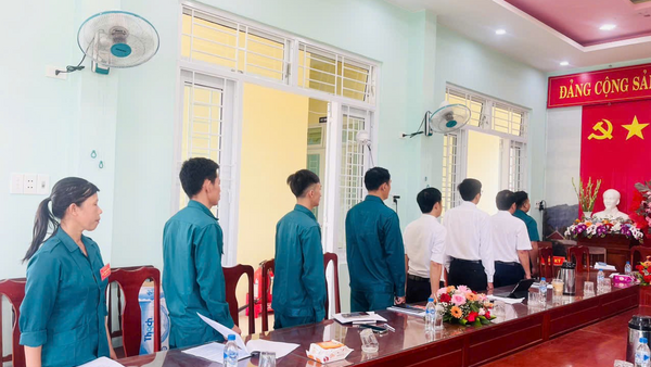 CHI BỘ QUÂN SỰ XÃ ĐÌNH CƯƠNG TỔ CHỨC ĐẠI HỘI LẦN THỨ I,  NHIỆM KỲ 2025 – 2030