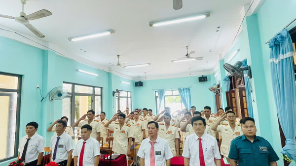 Chi bộ Công an xã Đình Cương tổ chức Đại hội lần thứ I